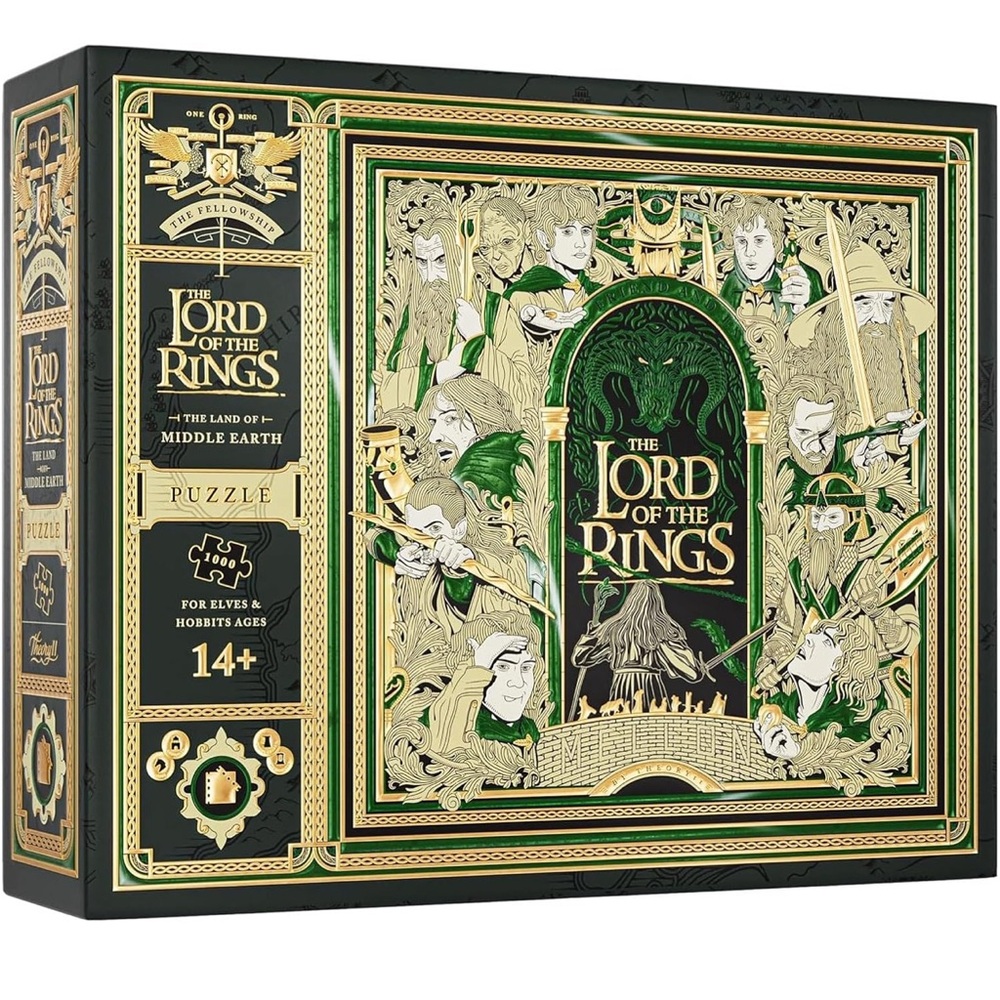 🧩 Lord of The Rings Jigsaw Puzzle - 1,000 Piece Jigsaw Puzzle